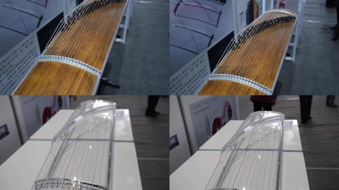 展出的创新电子古筝创新