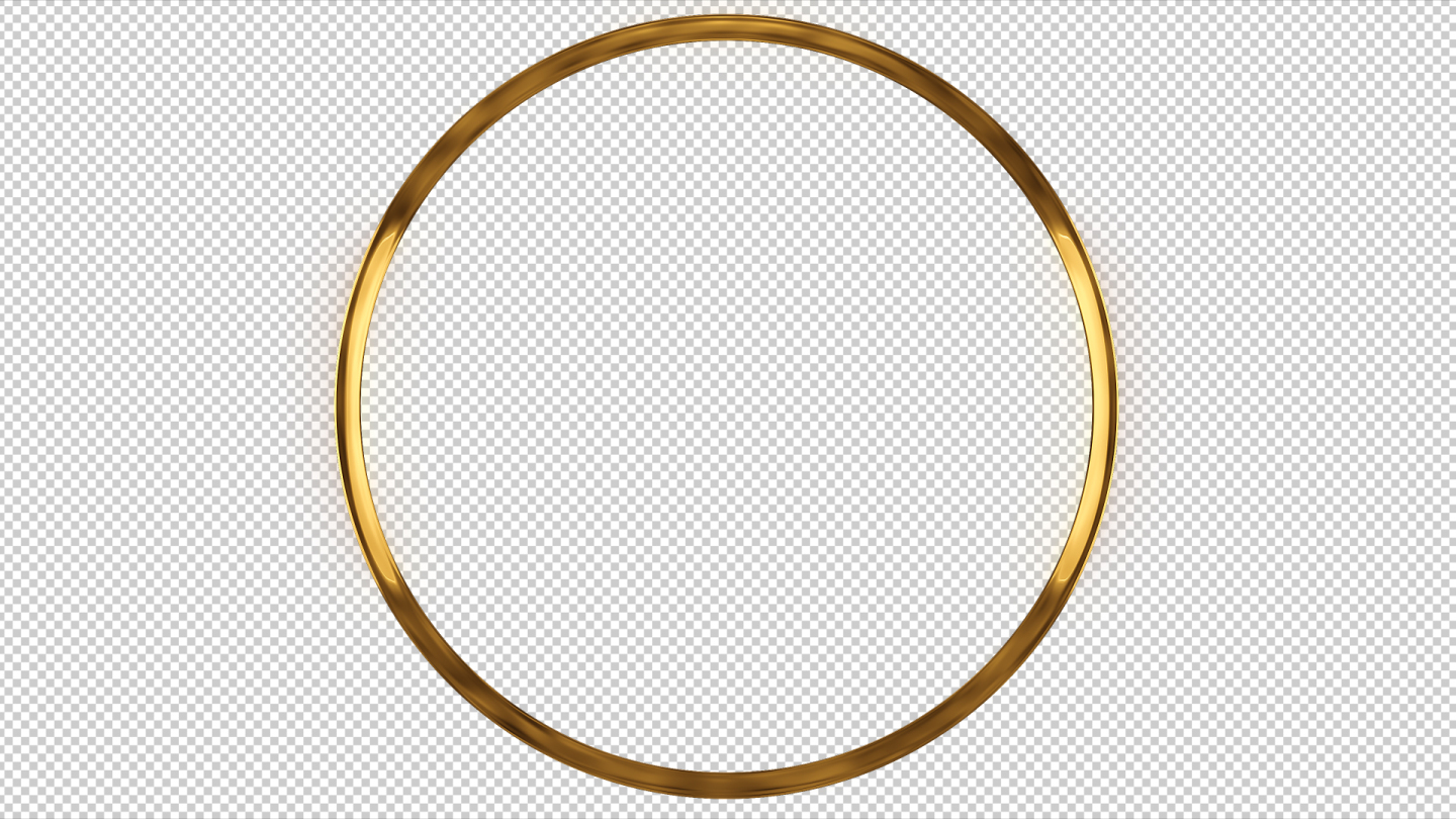 金色圆环Alpha
