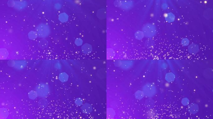 紫色粒子唯美背景循环