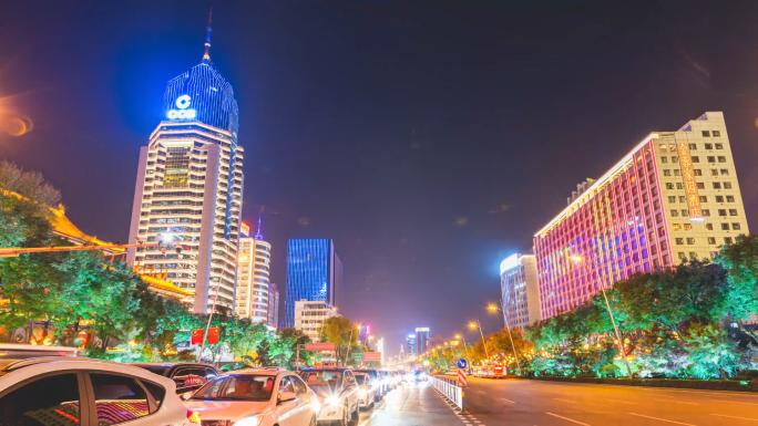 迎泽大街夜景+延时