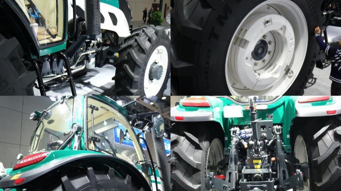农机博览会展出的新型柴油拖拉机