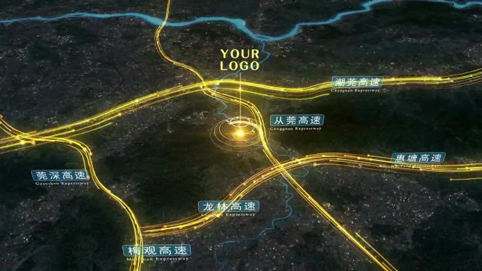2019深圳高速路网高铁网房地产区位地图
