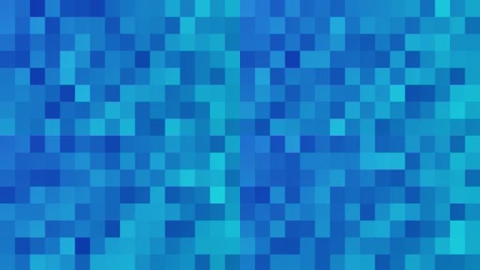 4K科技蓝色马赛克视频素材