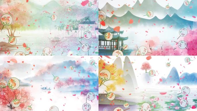 桃花醉配乐背景