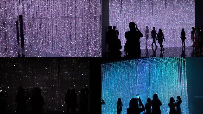 新加坡博物馆大型led灯阵列声光互动装置