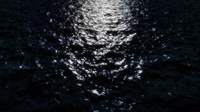 【原创】月色下的海面湖面（无缝循环）