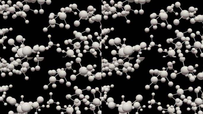 蛋白质分子结构（带alpha透明通道）