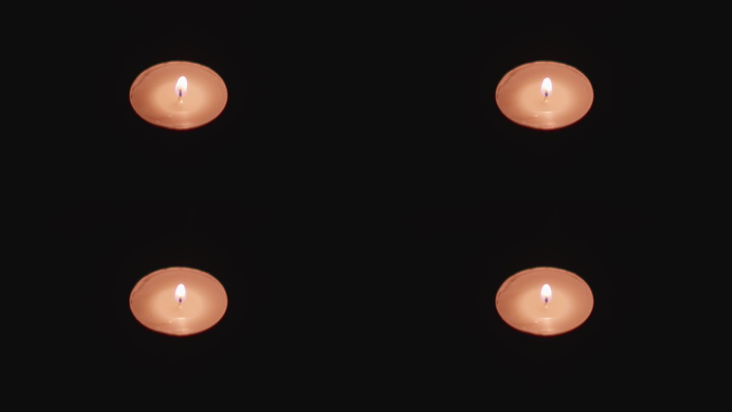 4K蜡烛燃烧视频素材