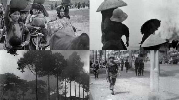 50年代越南战争难民逃离