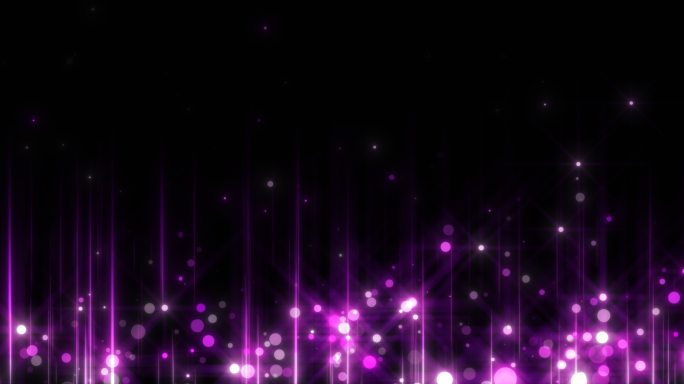 4K紫色舞台粒子特效背景