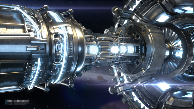 C4D模型3D太空星际科技飞船