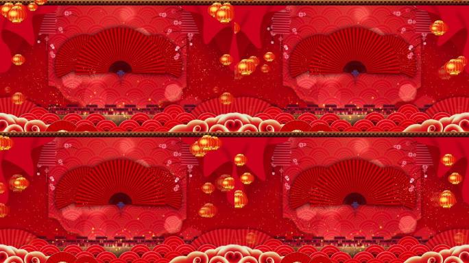 中国风戏曲舞台背景循环