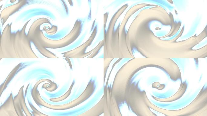 【原创】白色旋涡背景（无限循环）4K