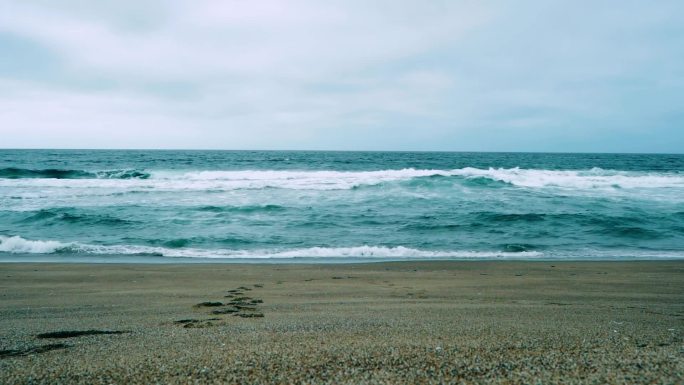 深蓝海水海边