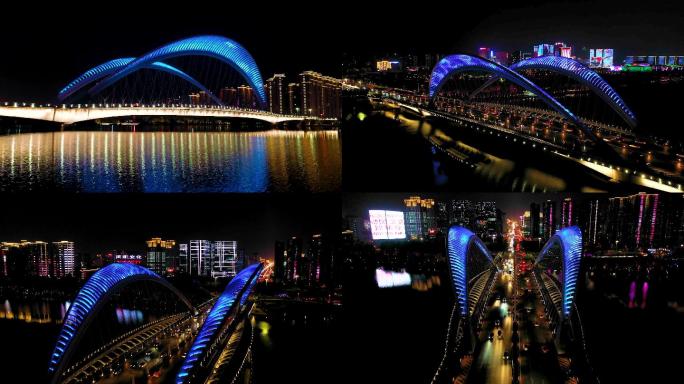 山西省太原市南中环桥航拍摄影4K