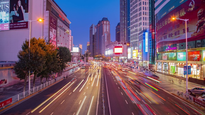 【原创】4K南京路夜景延时