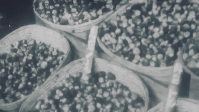 60年代肉菜市场