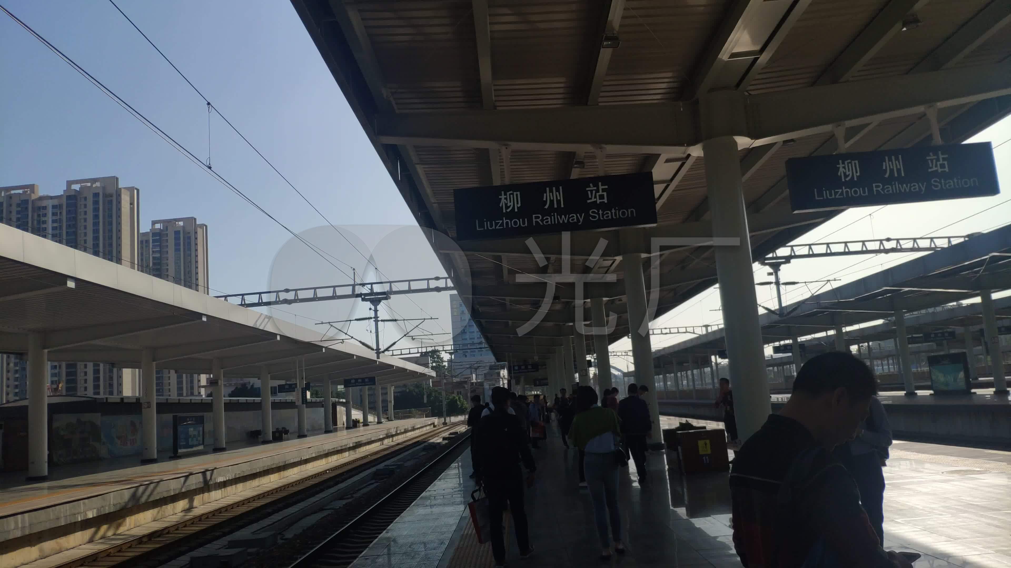 柳州高铁站柳州动车站柳州高铁站门口柳州动_3840x2160_高清视频素材