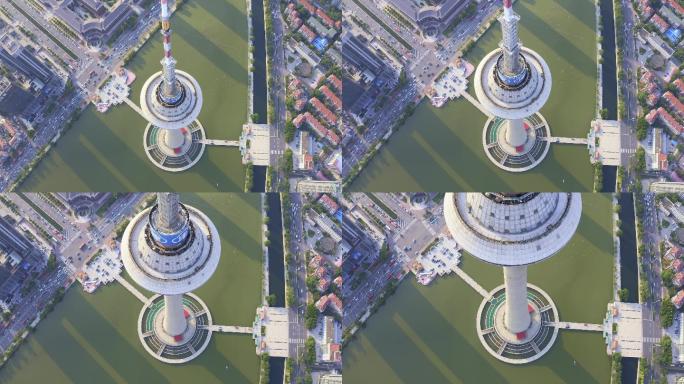 天塔湖景区天津航拍