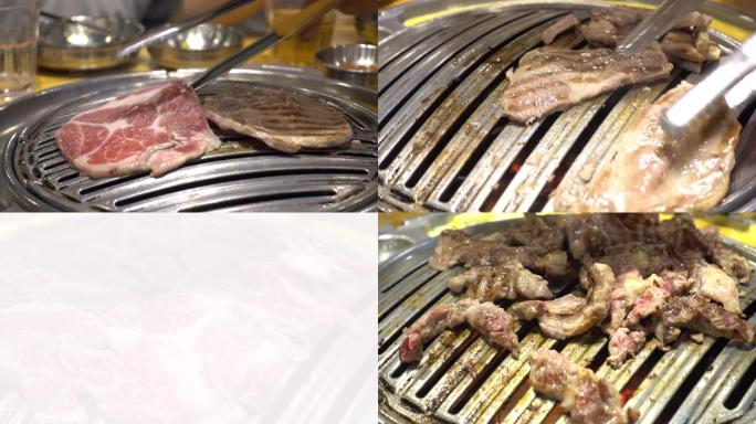 韩式烤肉过程（牛肉）餐饮实录