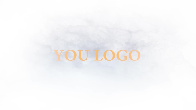 logo演绎穿梭云层