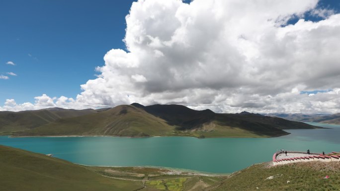 西藏羊湖延时