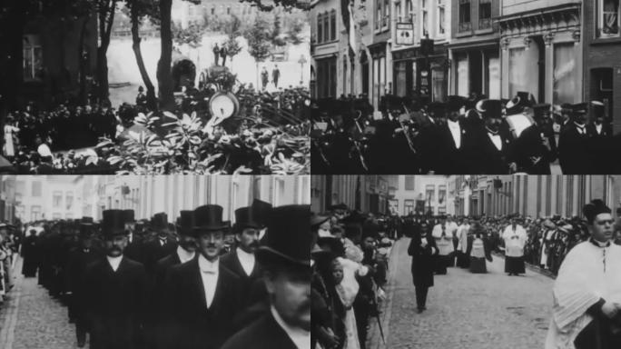 1913年欧洲葬礼队伍