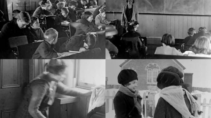 20世纪学校欧洲学校上课讲课学生