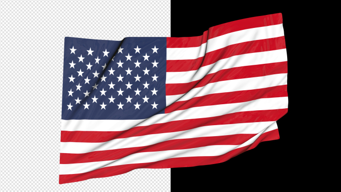 【原创】美国旗帜（循环）