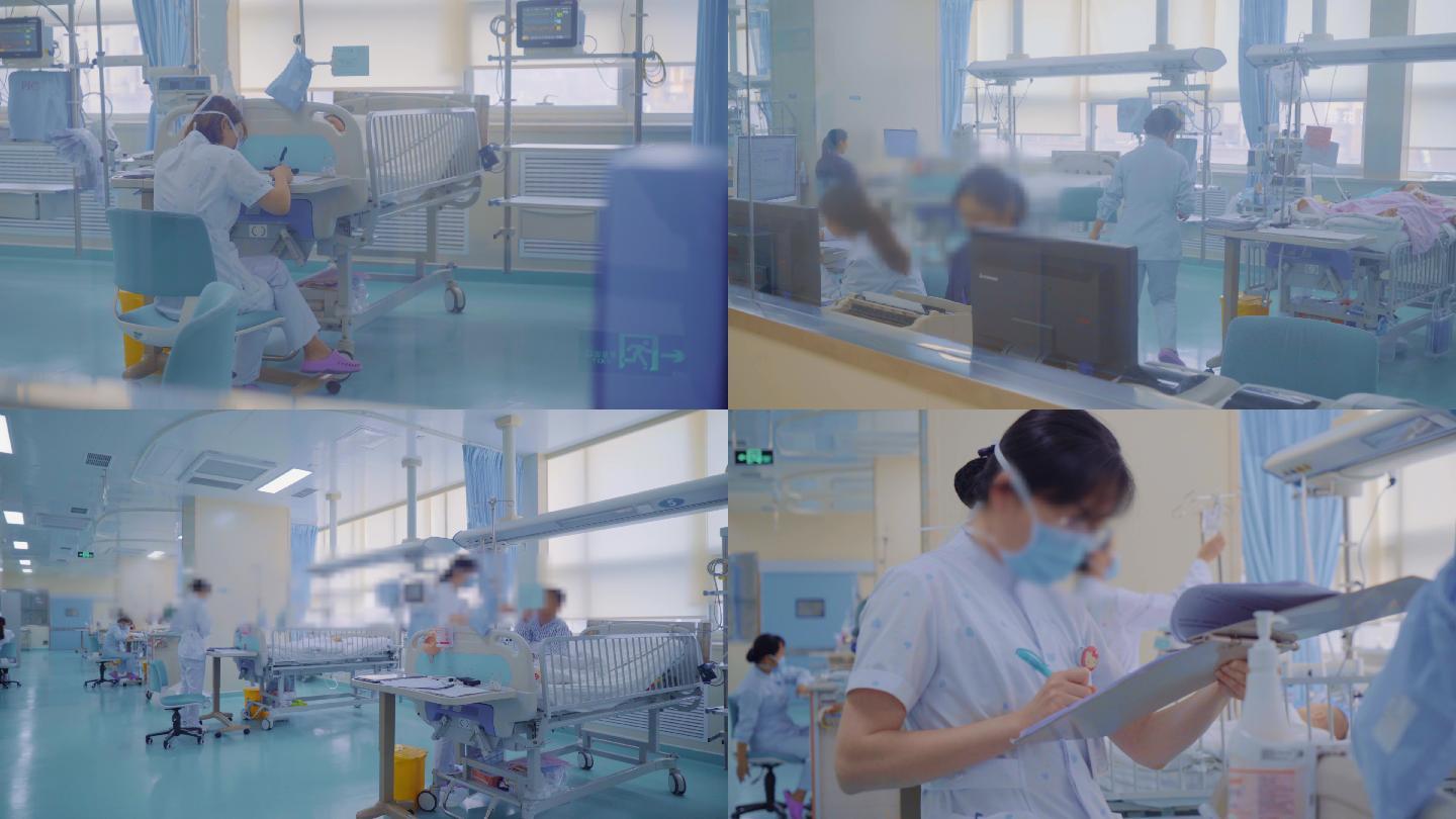 4K医院-医生-护士-医护人员-医疗
