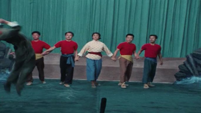 70年代北京京剧排练老视频3