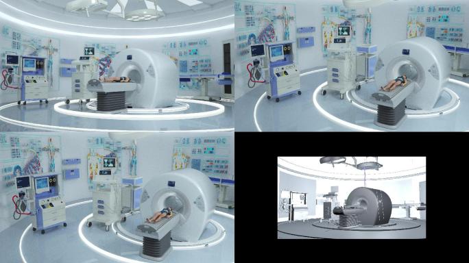 3D模型医疗CT室手术室