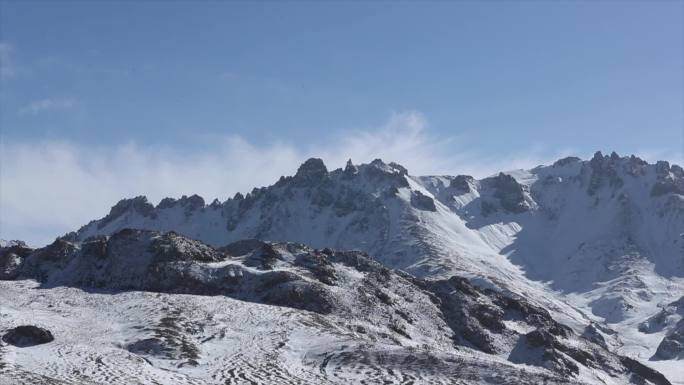 高清各种美丽景色雪山群落