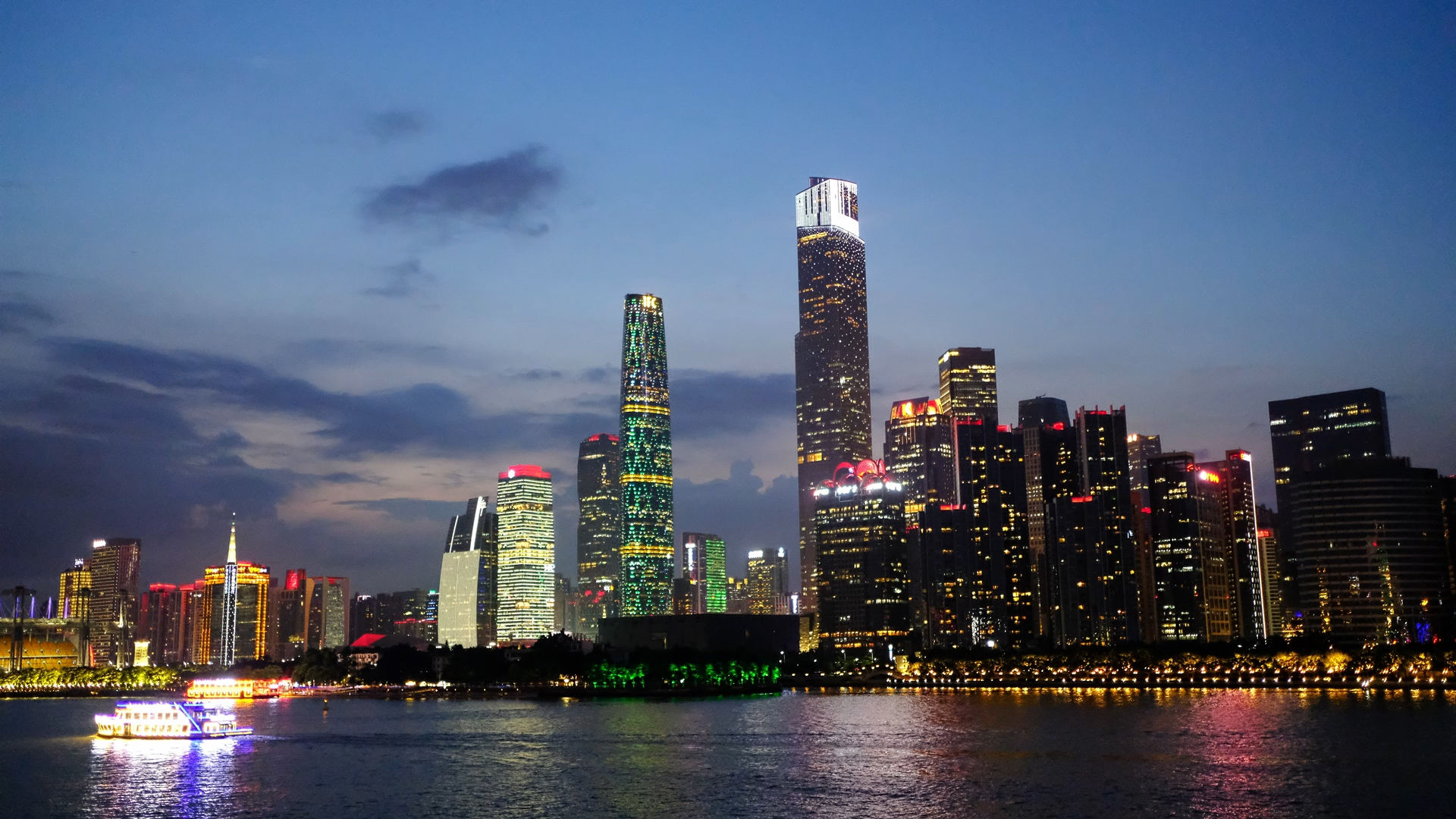 广州城市震撼延时通用素材合集
