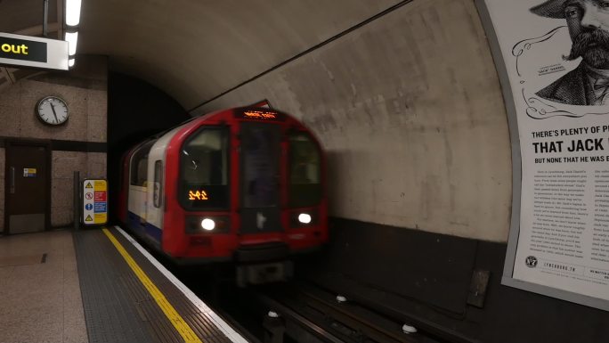 英国伦敦地铁实拍