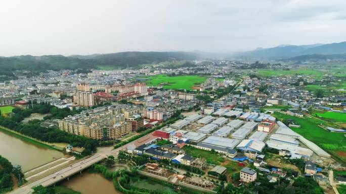 孟连县城4K航拍