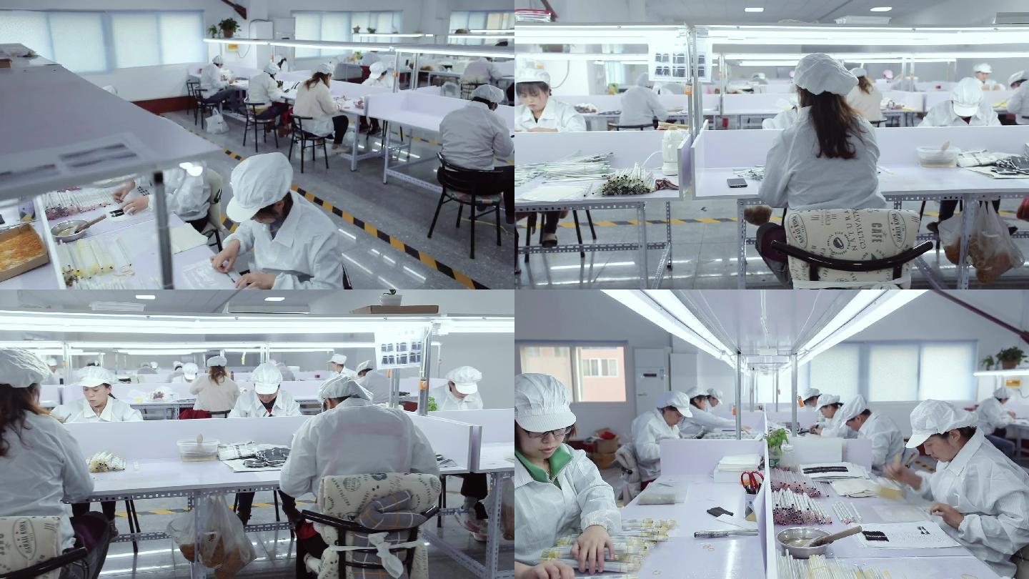 大型企业员工工厂视频拍摄