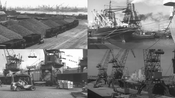 上世纪30年代码头港口贸易