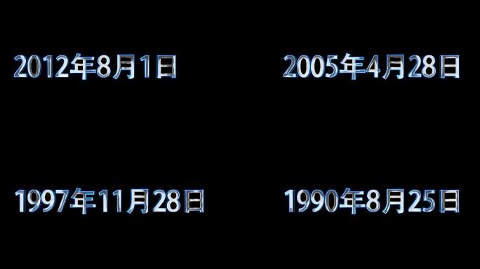 【带通道】数字变化时间倒退