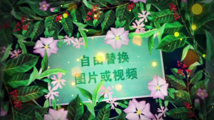 唯美梦幻照片相册视频模板