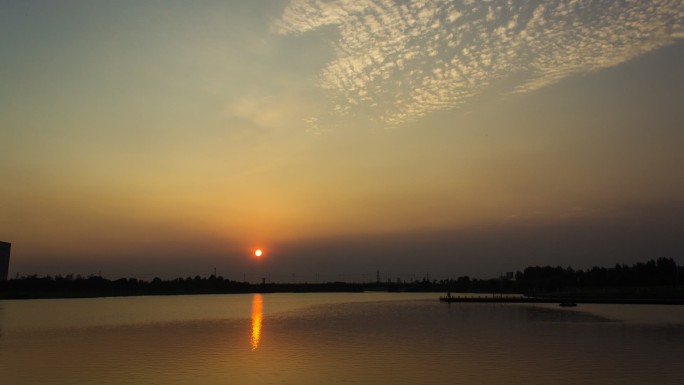 吉庆广场夕阳延时