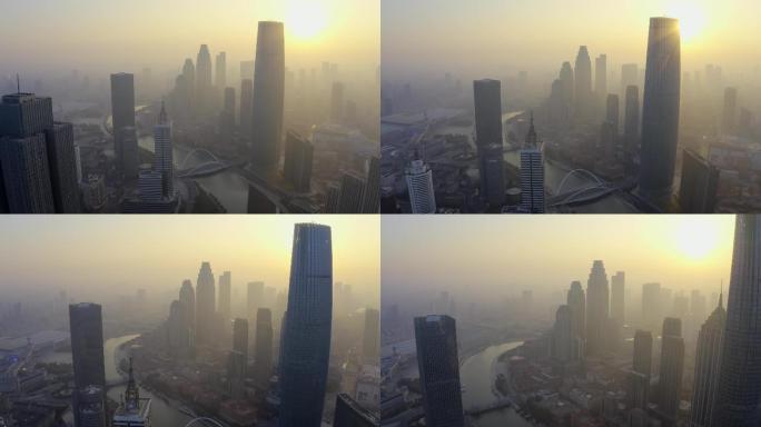 【原创】4K雾霾掩盖下的天津清晨