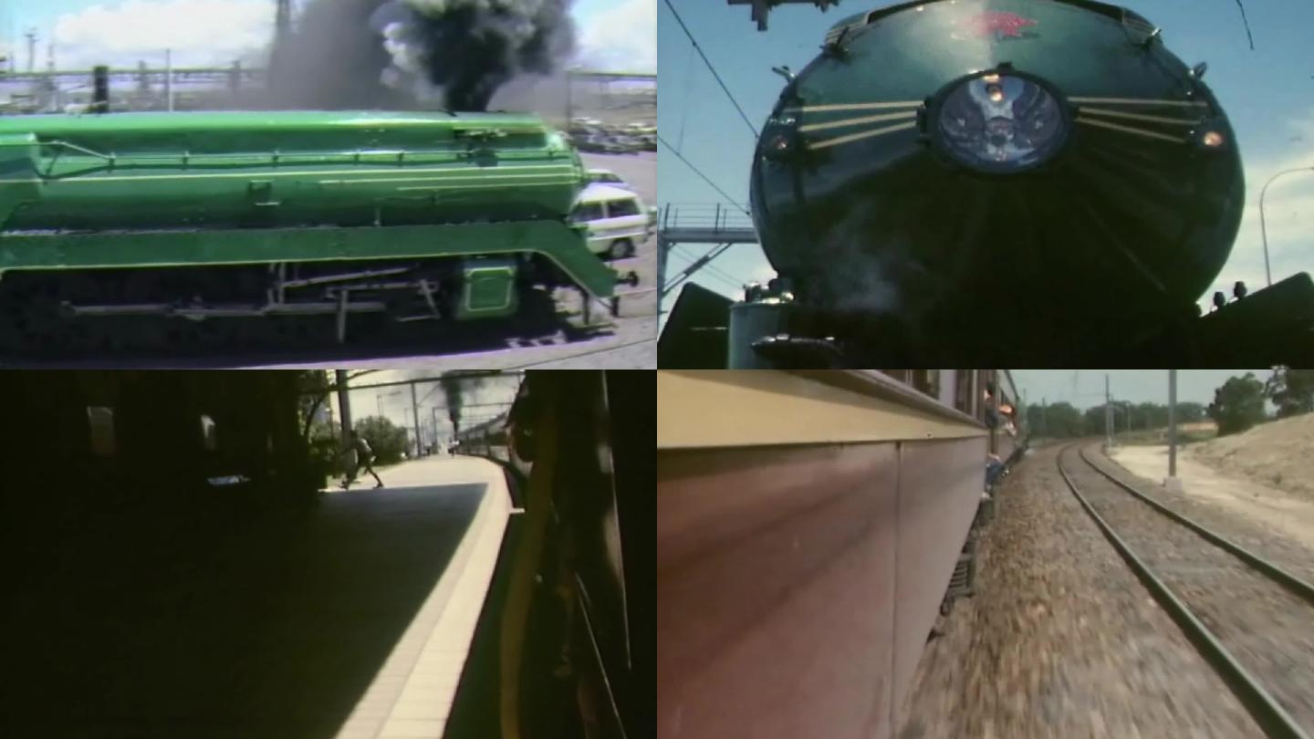 80年代蒸汽火车加煤