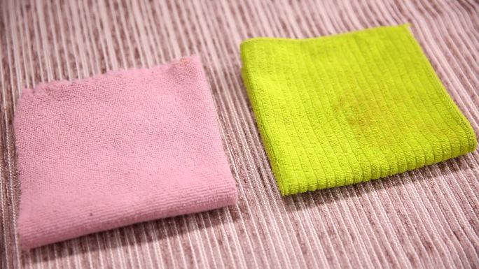 抹布毛巾去污除垢卫生健康细菌