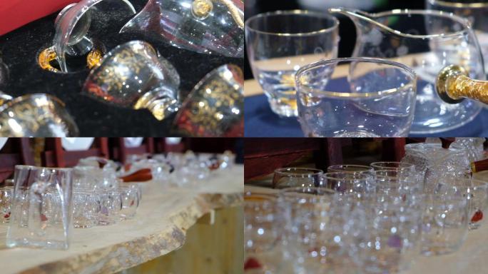 玻璃杯水晶杯玻璃器皿透明玻璃茶具