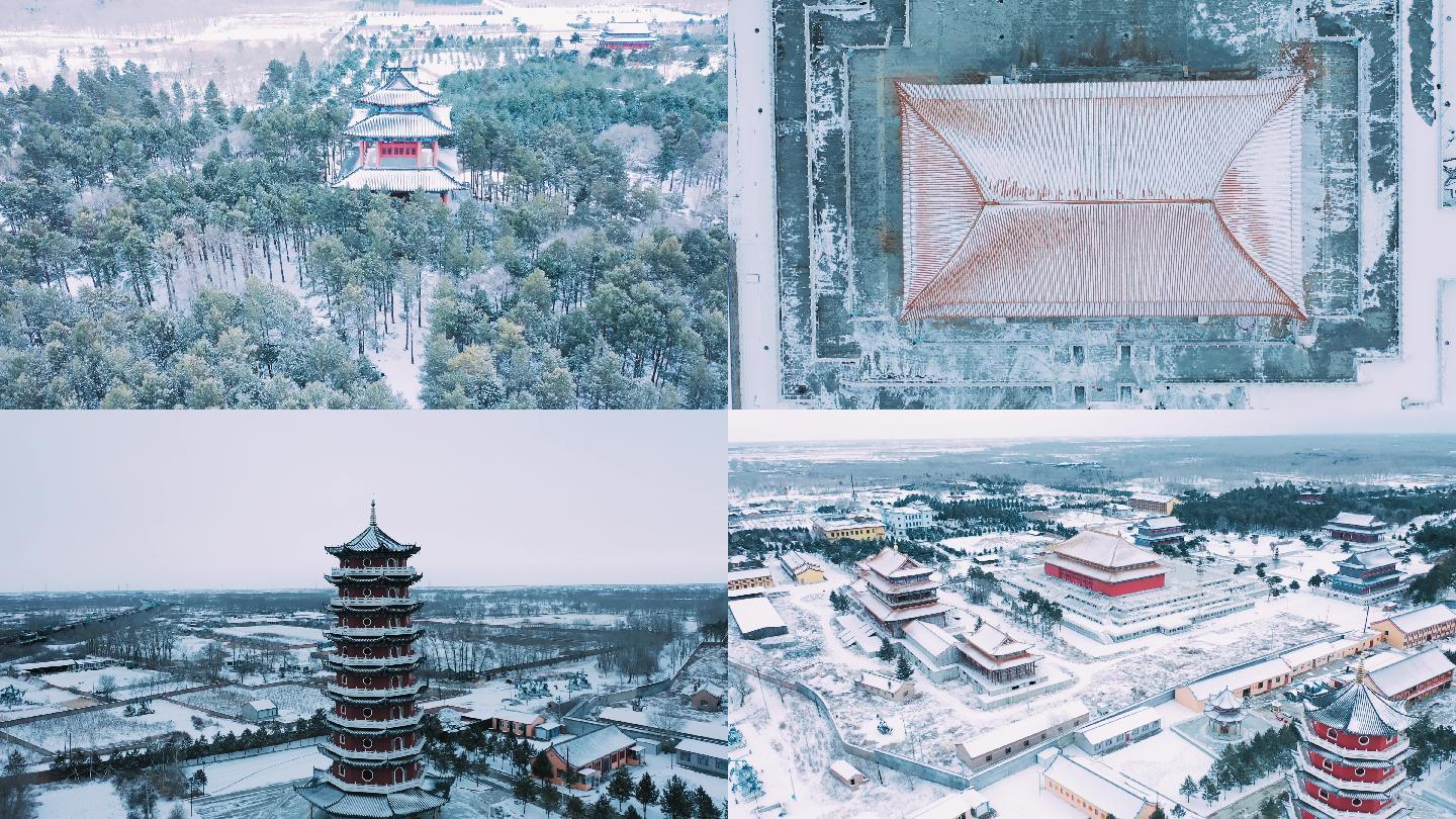 龙华寺冬季美景