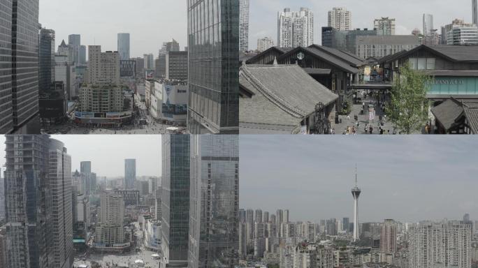 【4K】成都春熙路太古里夜景一组