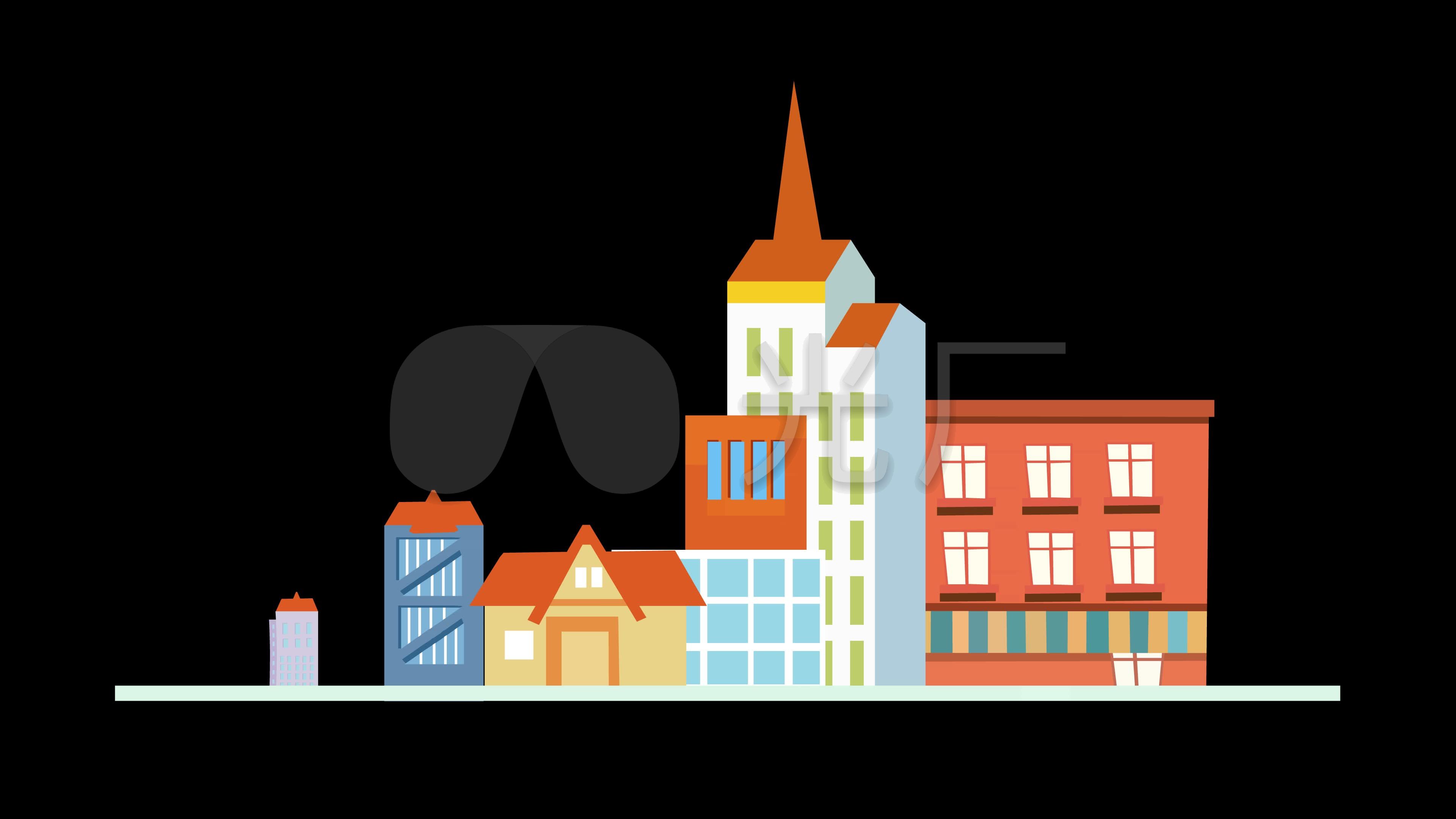 小城市生长mg动画_3840x2160_高清视频素材下载(编号:4063728)_影视包