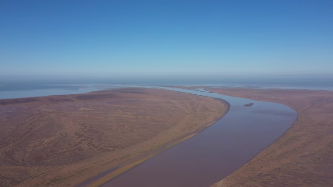 4K-原素材-黄河入海口