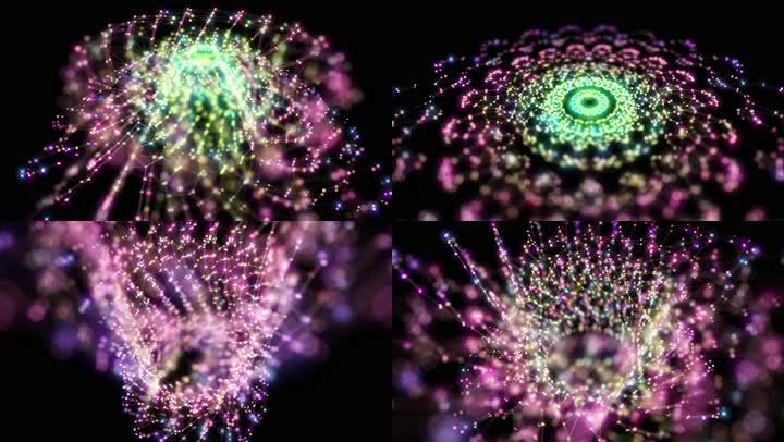 线条万花筒变化